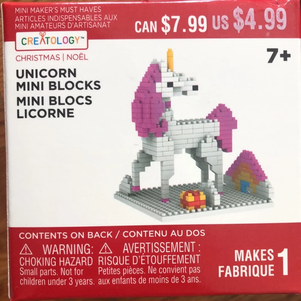 Unicorn Mini Blocks Party Favors